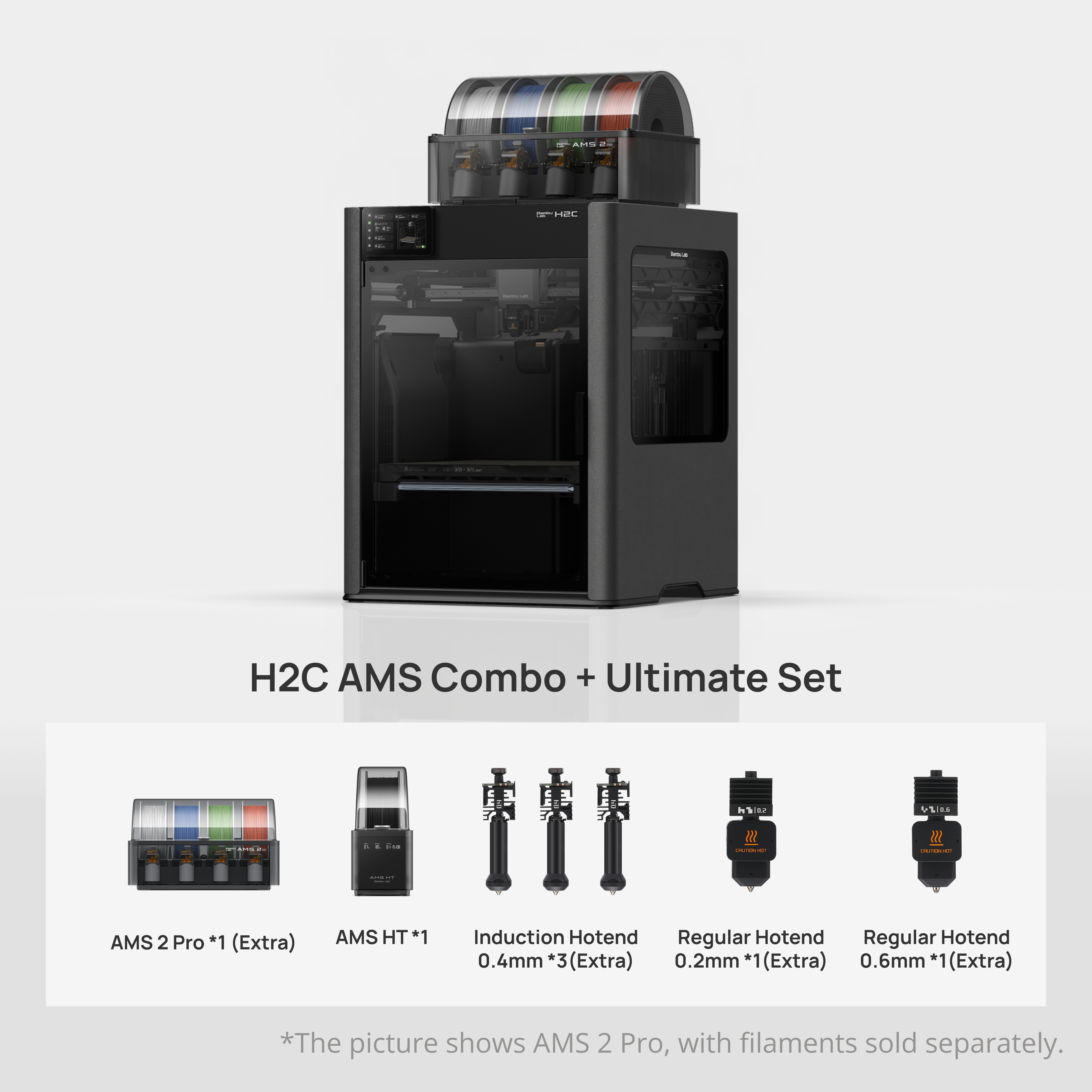 Bambu Lab H2C Combo + Ultimate Set Bambu Lab H2C Combo + Ultimate Set