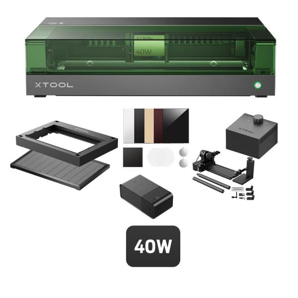xTool S1 Geschlossener Diodenlaserschneider 40W - Deluxe Kit