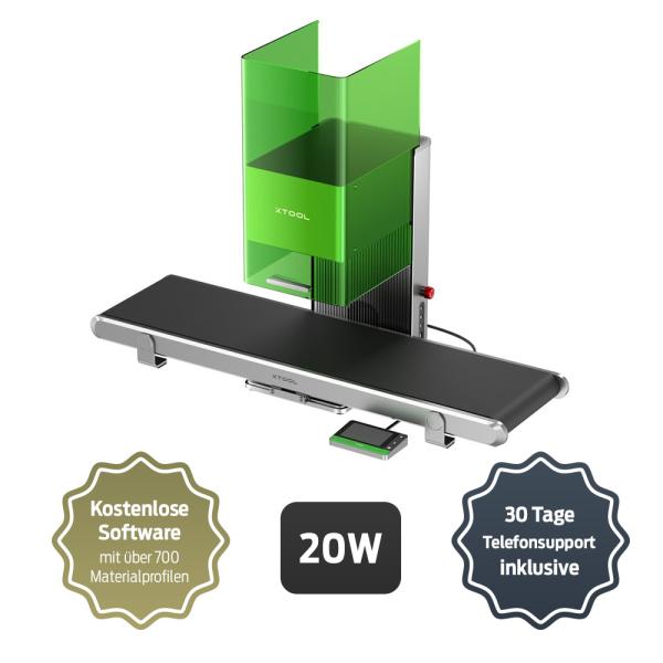 Bundle: xTool F1 Ultra - 20W + Förderband Bundle: xTool F1 Ultra - 20W + Förderband