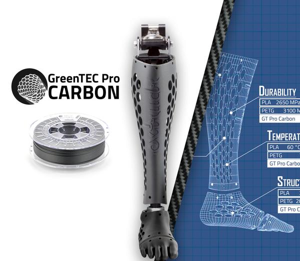 Carbon Filament GREENTEC PRO von Extrudr