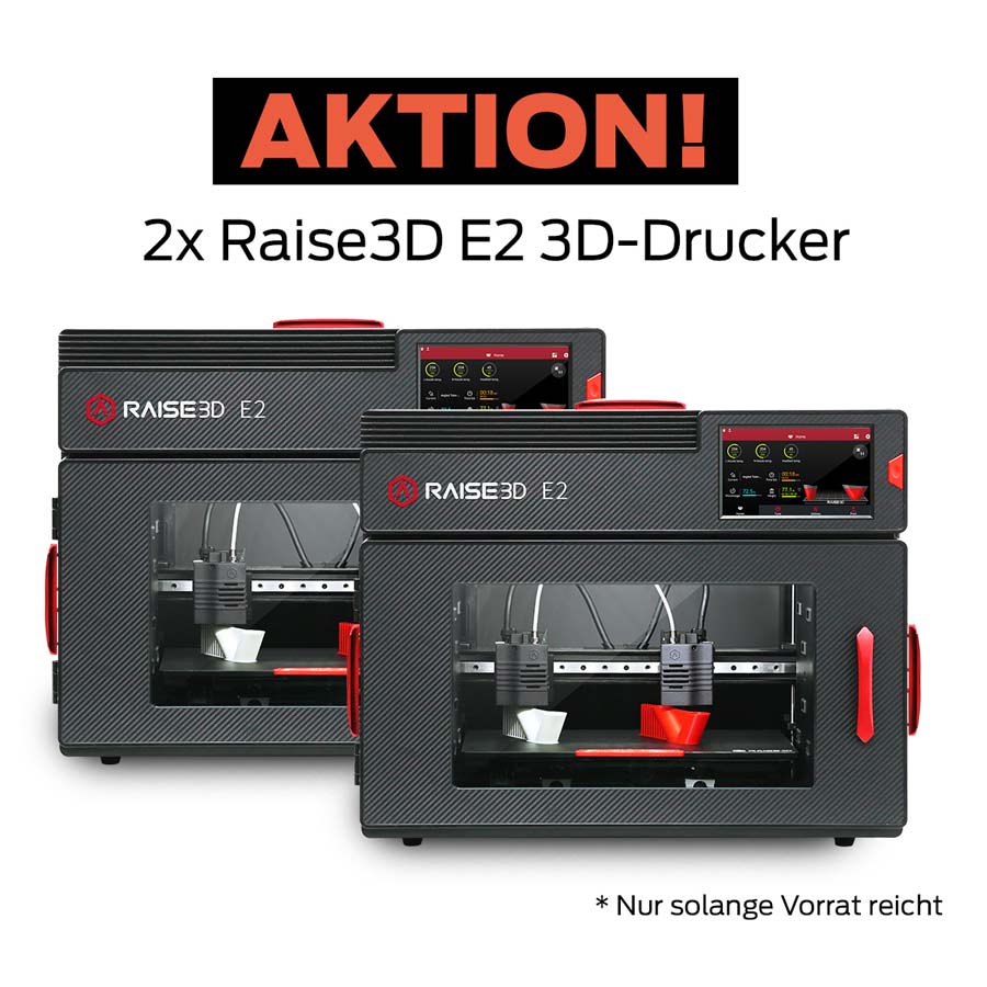 Raise3D E2 Dual Extruder (IDEX) 3D-Drucker DOUBLE PACK