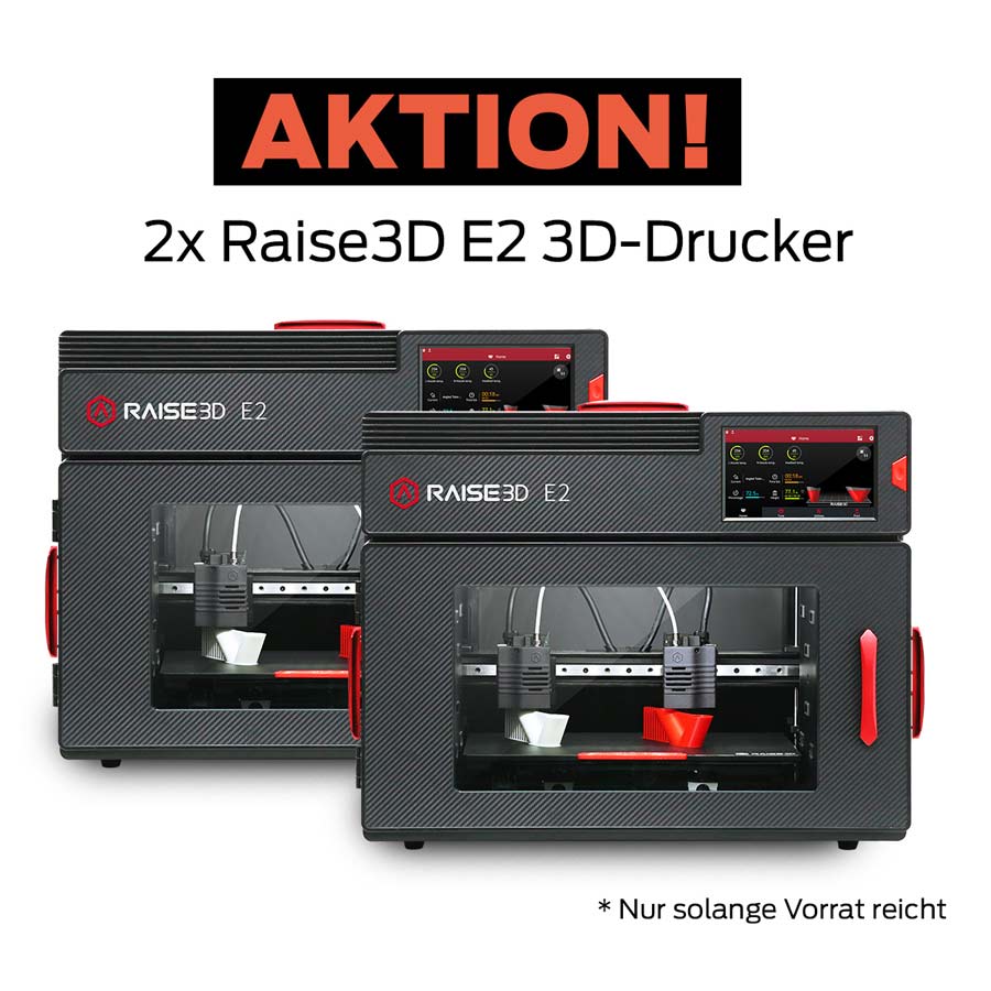 Raise3D E2 Dual Extruder (IDEX) 3D-Drucker DOUBLE PACK Raise3D E2 Dual Extruder (IDEX) 3D-Drucker DOUBLE PACK