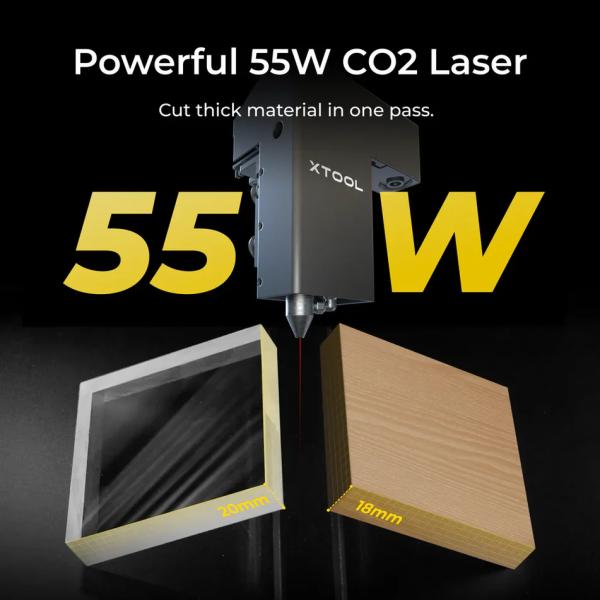 xTool P2S 55W Class 4 EU - Standalone xTool P2S 55W Class 4 EU - Standalone