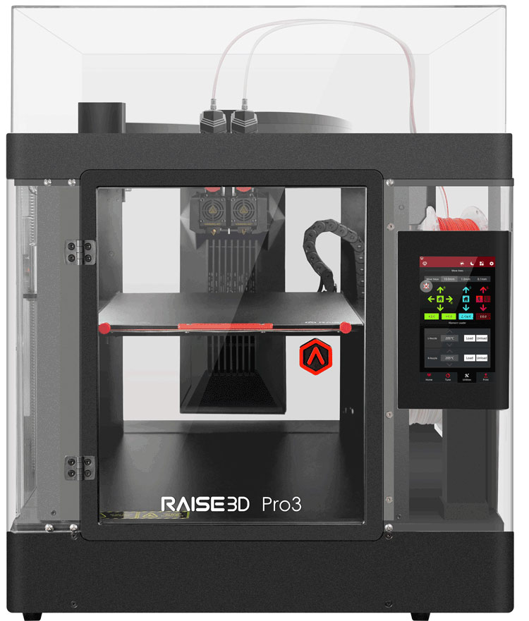 Raise3D Pro3 3D-Drucker mit Dual-Extruder