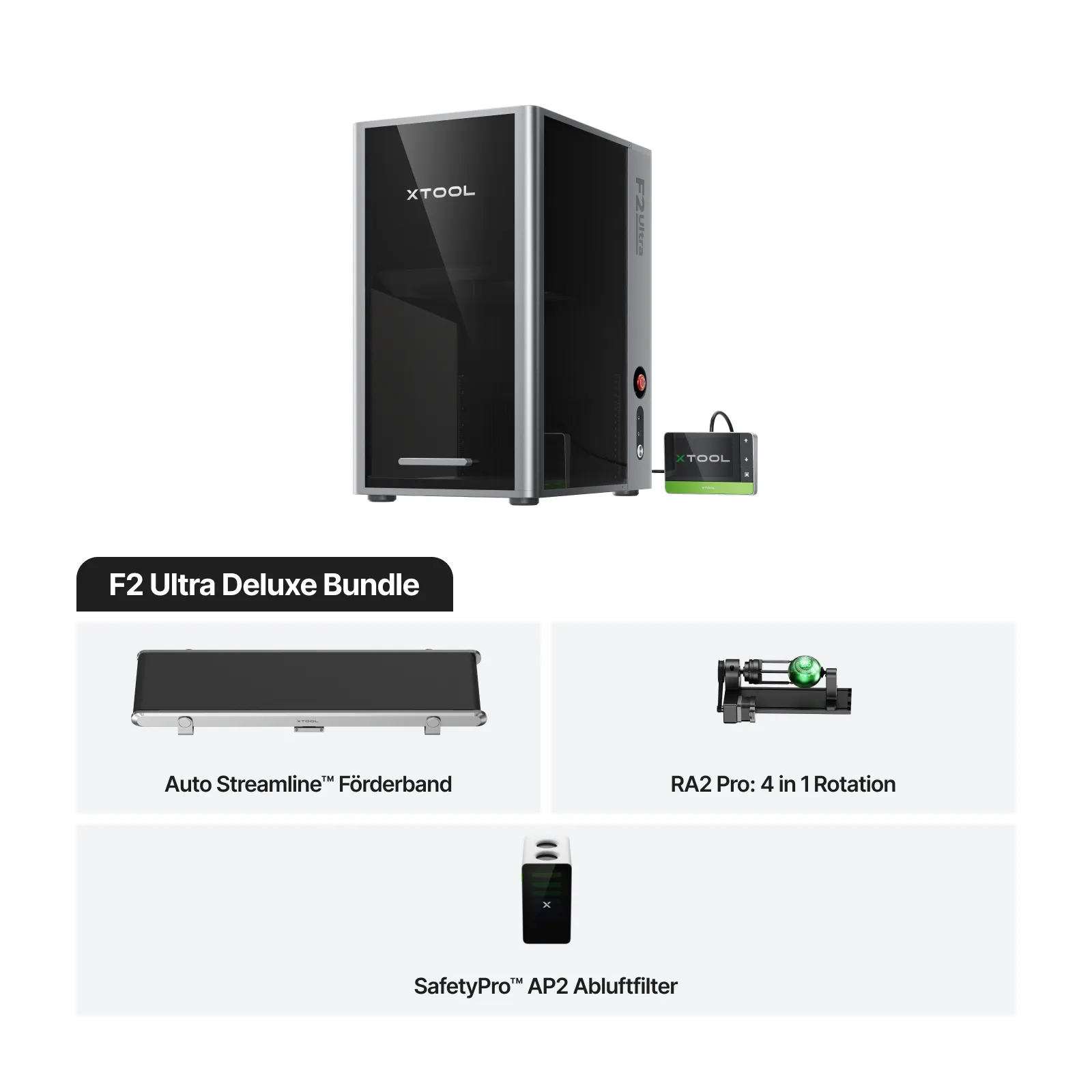 Bundle: xTool F2 Ultra Dual Laser - Deluxe Bundle